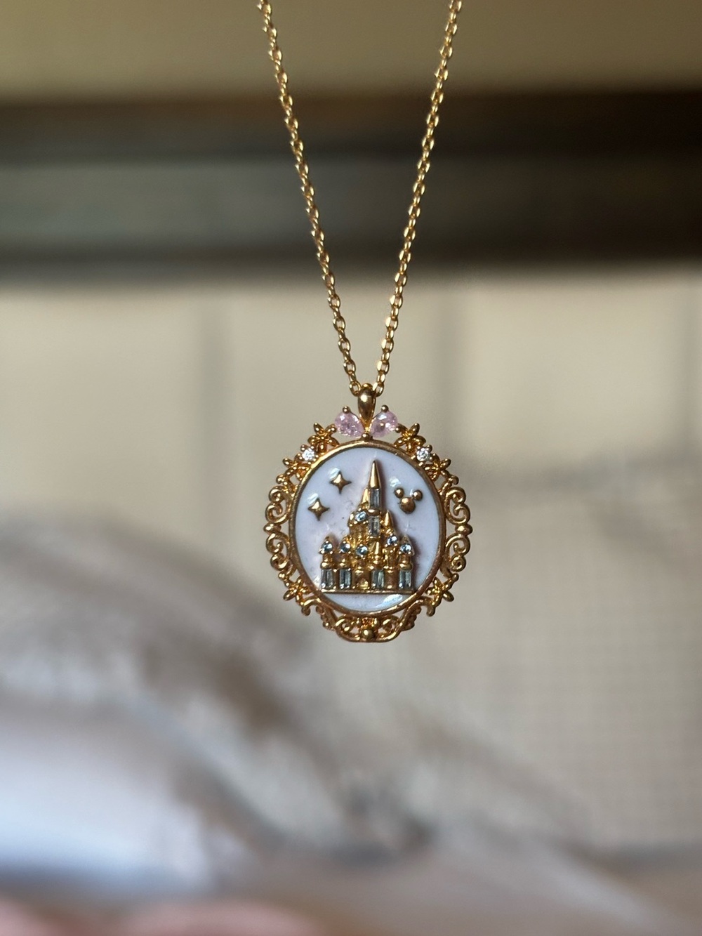 Disney X Girls Crew Castle Necklace